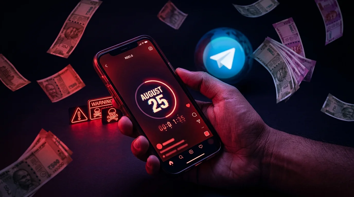 August 25 Instagram Scam - How 1.66 lakh people got scammed on Telegram